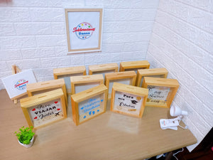 ALCANCIA PERSONALIZADA DE PINO